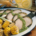 Grilled Chimichurri Pork Roast